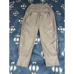 NAYA Stone Grey Harem Jogger Pants NAS23 101 Cuffed Ankle Size 0